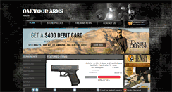 Desktop Screenshot of oakwoodarmsllc.com